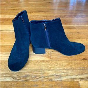 Black Suede Kenneth Cole Reaction Booties